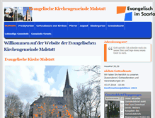 Tablet Screenshot of evangelischmalstatt.de